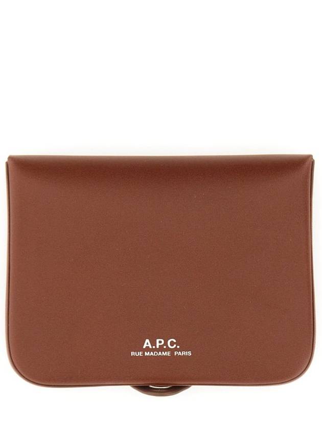 Josh Leather Coin Wallet Hazelnut - A.P.C. - BALAAN 2