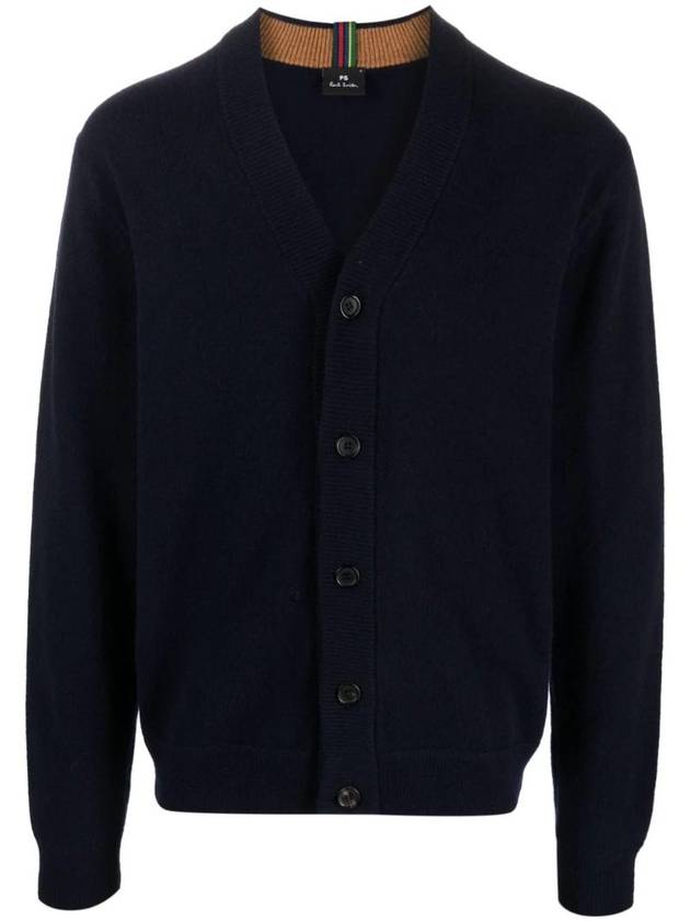 V-neck merino wool cardigan M2R535XL21935 - PAUL SMITH - BALAAN 1