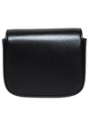 Triomphe Small Shiny Calfskin Cross Bag Black - CELINE - BALAAN 4