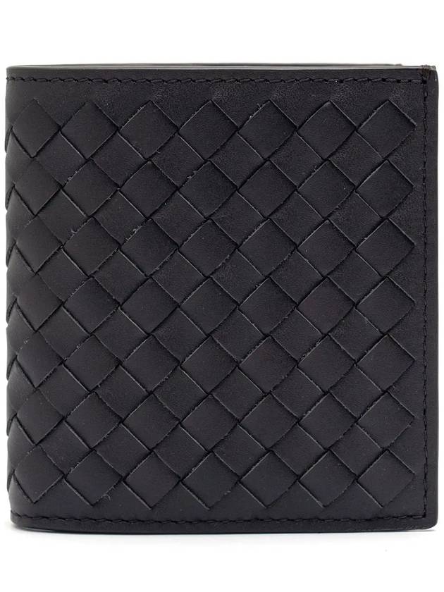 Intrecciato Small Folder Half Wallet Brown - BOTTEGA VENETA - BALAAN 3