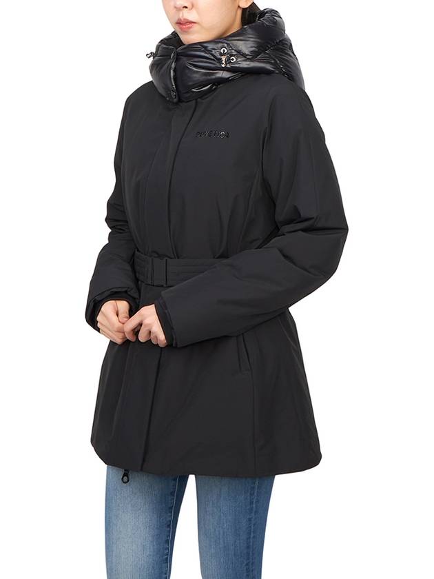 Dipeo Down Hooded Jacket Black - DUVETICA - BALAAN 6