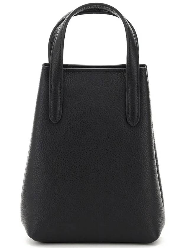 Gancini Mini Bag Black - SALVATORE FERRAGAMO - BALAAN 4