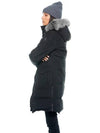 Women's Onyx Causapscal Padding Frost Fox Fur Black - MOOSE KNUCKLES - BALAAN 5