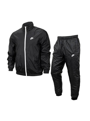 AS Club LND Woven Tracksuit Black - NIKE - BALAAN.