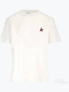 Small Star Crew Neck Short Sleeve T-Shirt White - GOLDEN GOOSE - BALAAN 2