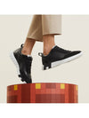 Bouncing Leather Low Top Sneakers Noir - HERMES - BALAAN 8