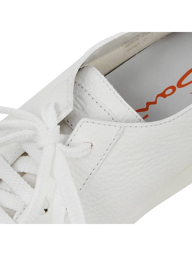 Leather Low-Top Sneakers White - SANTONI - BALAAN 7