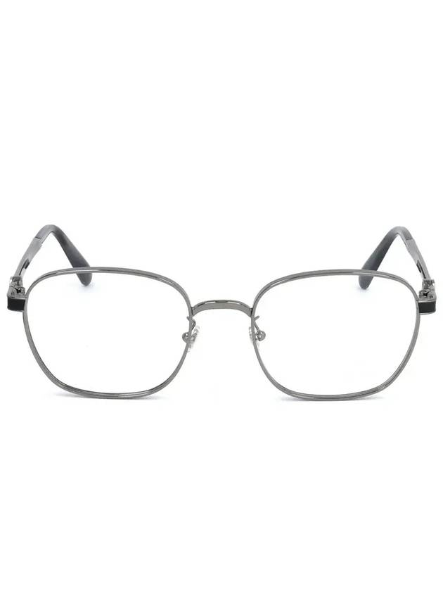 Eyewear Square Frame Eyeglasses Shiny Gunmetal - MONCLER - BALAAN 1