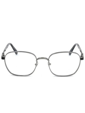 Eyewear Square Frame Eyeglasses Shiny Gunmetal - MONCLER - BALAAN 1