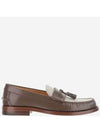 Pebble Tab Leather Penny Loafers Khaki - TOD'S - BALAAN 5