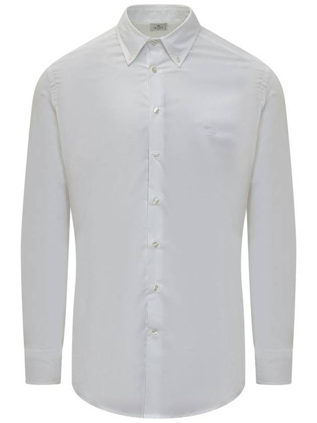 Etro Cotton Shirt With Logo - ETRO - BALAAN 1