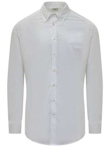 Etro Cotton Shirt With Logo - ETRO - BALAAN 1