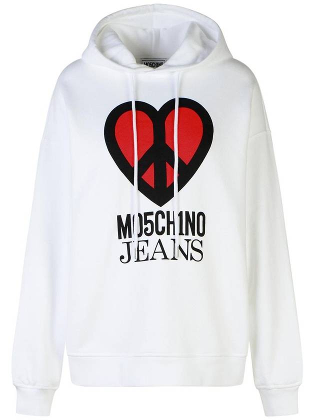 Graphic Print Jersey Hoodie J17133256 - MOSCHINO - BALAAN 2