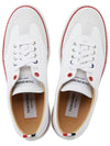 RWB Cupsole Rubber Calfskin Trainer Sneakers White - THOM BROWNE - BALAAN 3