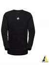 Men's Core ML Crew Neck Original Cotton Sweatshirt Black - MAMMUT - BALAAN 2