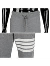 4 Bar Stripe Sweat Track Pants Grey - THOM BROWNE - BALAAN 5