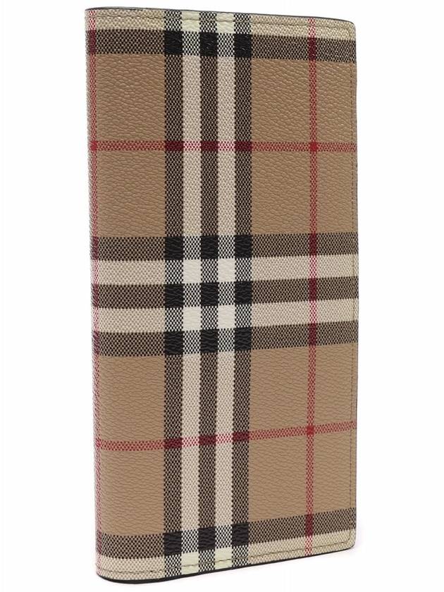 Vintage Check Canvas Long Wallet Beige - BURBERRY - BALAAN 4