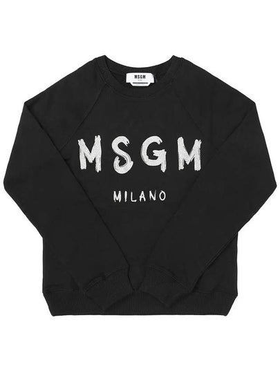 Logo Sweatshirt Black - MSGM - BALAAN 2