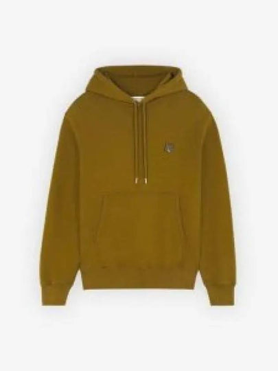 Bold Fox Head Patch Comfort Hoodie Khaki Green - MAISON KITSUNE - BALAAN 2