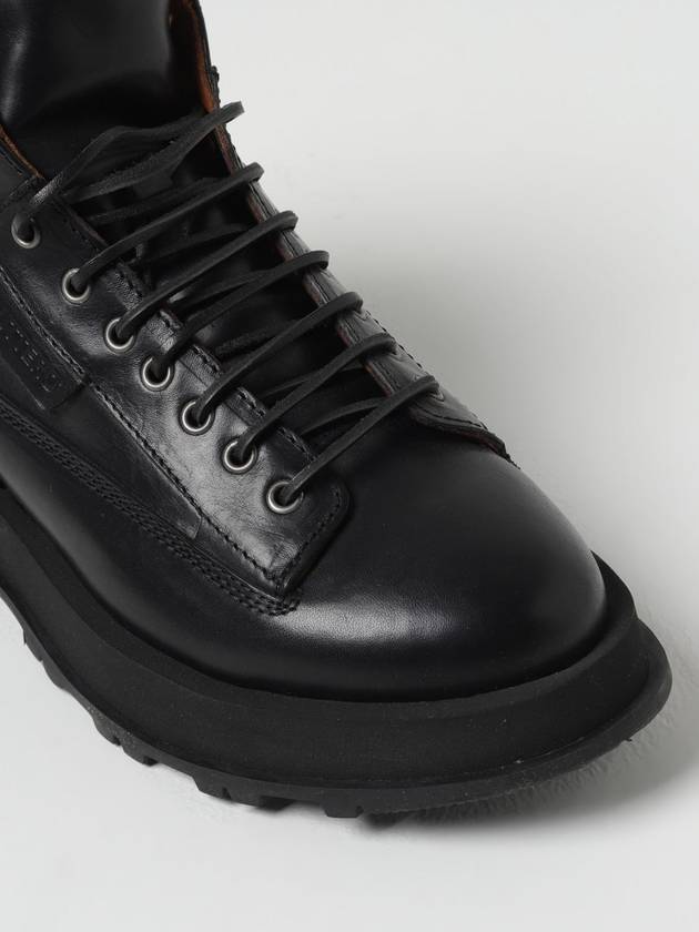 Leather Worker Boots Black - BUTTERO - BALAAN 5