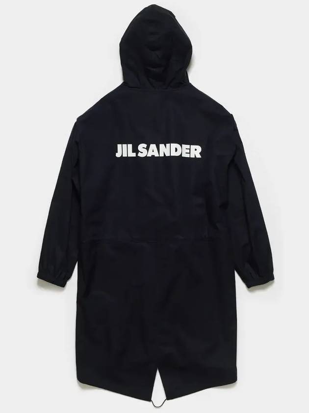 Poplin Water Repellant Parka Navy - JIL SANDER - BALAAN 6