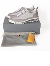 Tech Runner Panel Low Top Sneakers Grey - THOM BROWNE - BALAAN 8