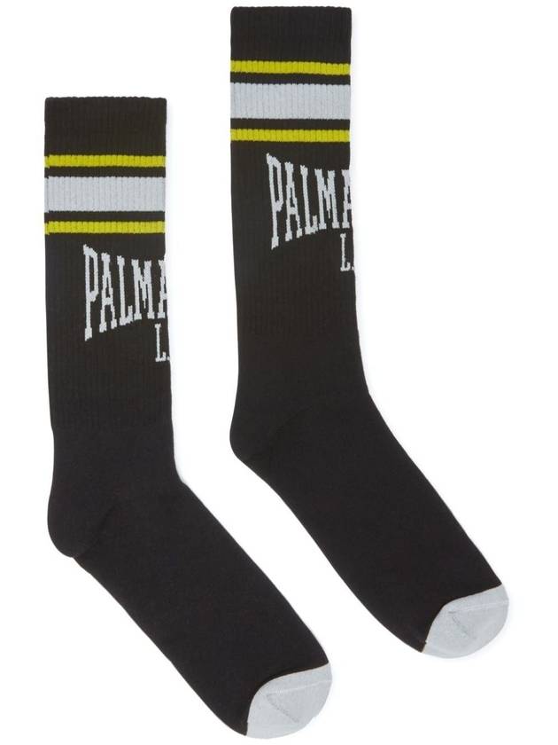 PALM ANGELS COLLEGE SOCKS - PALM ANGELS - BALAAN 1