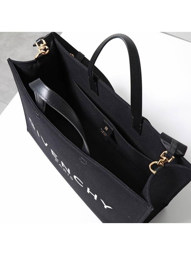 Canvas G Medium Tote Bag Black - GIVENCHY - BALAAN 5