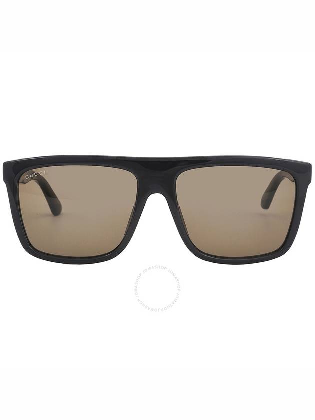 Eyewear Logo Square Frame Sunglasses Brown - GUCCI - BALAAN 2