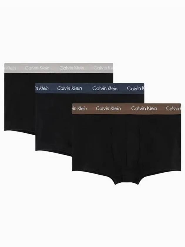 UNDERWEAR Men s EU Cotton Stretch Low Rise Trunks 3PK U2664Q40 - CALVIN KLEIN - BALAAN 1