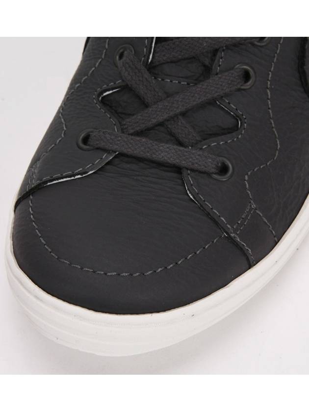 logo leather high top sneakers black - PIERRE HARDY - BALAAN 7