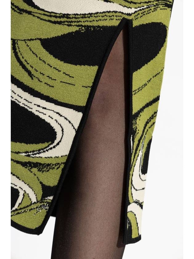 Diane Von Furstenberg Skirt With Pattern, Women's, Green - DIANE VON FURSTENBERG - BALAAN 5