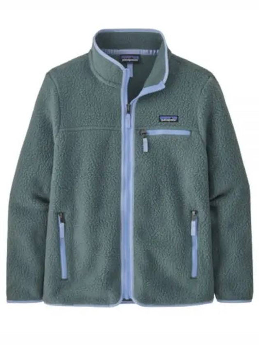 Women's Retro Pile Fleece Zip-up Jacket Nouveau Green - PATAGONIA - BALAAN 2
