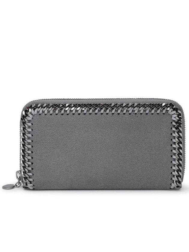 Round Zipper Long Wallet Grey - STELLA MCCARTNEY - BALAAN 2