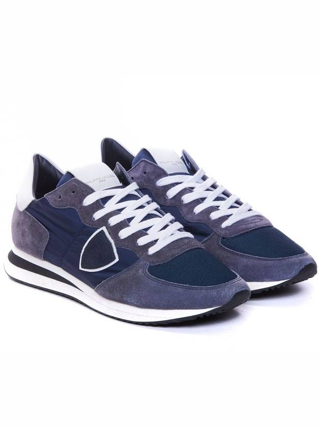 leather low top sneakers dark blue - PHILIPPE MODEL - BALAAN 5