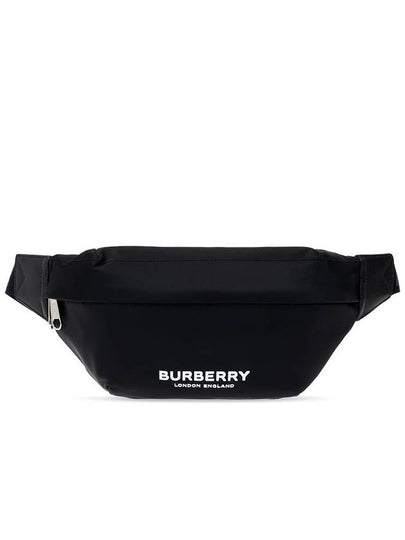 Logo Print Nylon Sonny Bum Belt Bag Black - BURBERRY - BALAAN 2