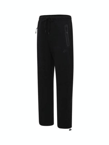 Tech Fleece Open Hem Track Pants Black - NIKE - BALAAN 1