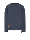 Chalk Plate Cotton Nylon Pile Sweatshirt Black - STONE ISLAND - BALAAN 3