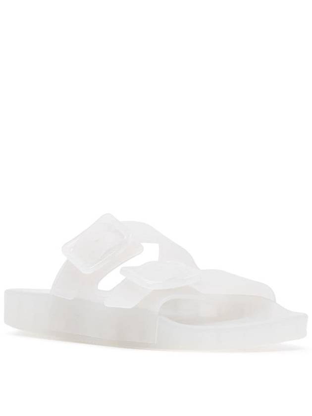 Mallorca Clear Rubber Slippers White - BALENCIAGA - BALAAN 4