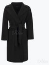 Rovo Wool Single Coat Black - MAX MARA - BALAAN 2