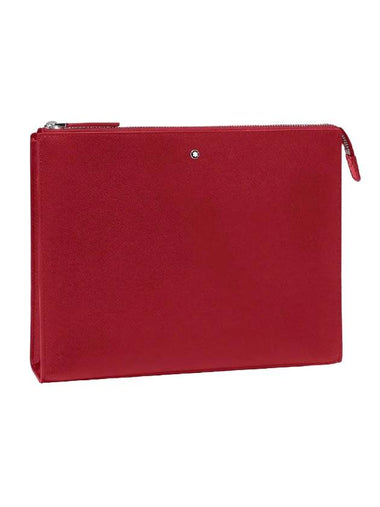 Sartorial Square Clutch Bag Red - MONTBLANC - BALAAN 1