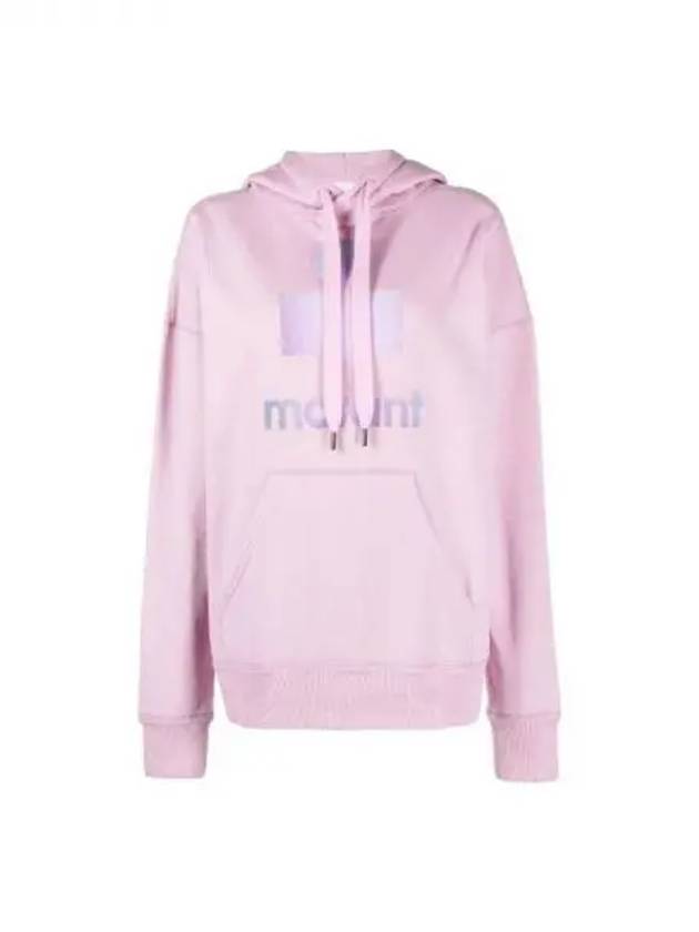 Mansel Big Logo Print Hoodie Light Pink - ISABEL MARANT - BALAAN 2