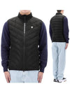 Logo Plaque Padded Vest Black - EMPORIO ARMANI - BALAAN 2