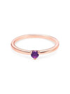 Solitaire Ring Rose Purple Gold - PANDORA - BALAAN 3