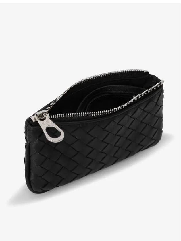 Intrecciato Card Wallet Black - BOTTEGA VENETA - BALAAN 4