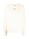 Embroidered Rainbow Micro Logo Sweatshirt Light Yellow - MSGM - BALAAN 2