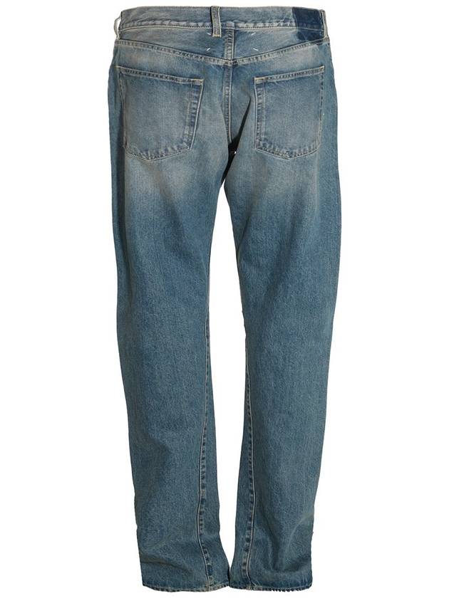 Turn-Up Hem Jeans Blue - MAISON MARGIELA - BALAAN 4