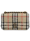 TB Logo Check Bouclé Mini Lola Cross Bag Beige - BURBERRY - BALAAN 2