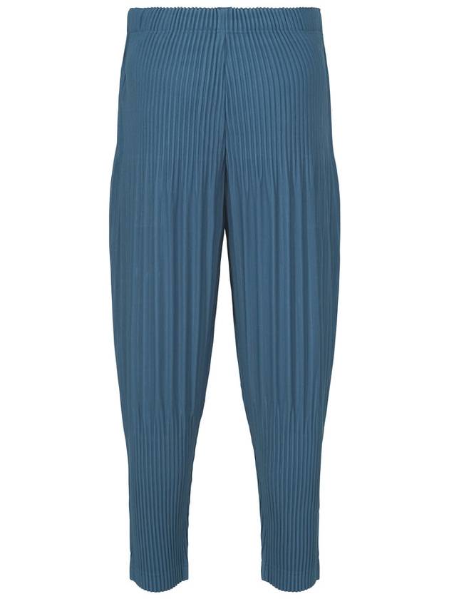 Pleated Track Pants Blue - ISSEY MIYAKE - BALAAN 3