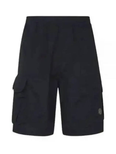 Wappen Patch Pocket Nylon Shorts Navy - STONE ISLAND - BALAAN 2